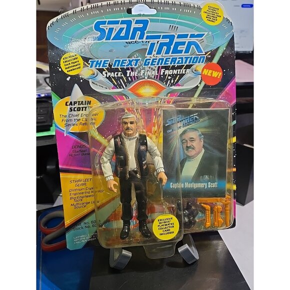 1993 Playmates STAR TREK Captain Scott Action Figure - Picture 1 of 6